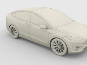tesla packsemi roadster model s x 3 3D Model