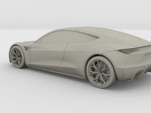 tesla packsemi roadster model s x 3 3D Model
