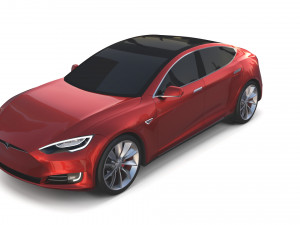 tesla packsemi roadster model s x 3 3D Model