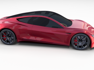 tesla packsemi roadster model s x 3 3D Model