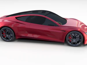 tesla packsemi roadster model s x 3 3D Model