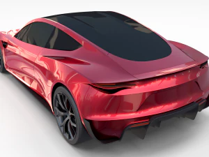 tesla packsemi roadster model s x 3 3D Model