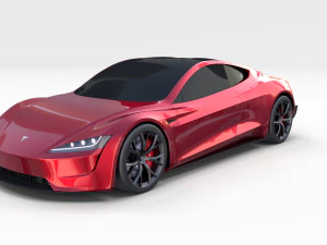 tesla packsemi roadster model s x 3 3D Model