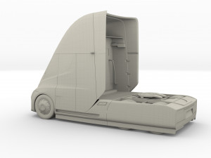 tesla packsemi roadster model s x 3 3D Model