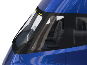 tesla pack semi roadster model s x 3 with interiors 3D Model