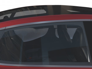 tesla pack semi roadster model s x 3 with interiors 3D-Modell