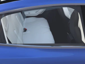tesla pack semi roadster model s x 3 with interiors 3D Model