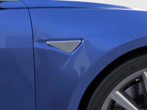 tesla pack semi roadster model s x 3 with interiors 3D Model