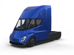 tesla pack semi roadster model s x 3 with interiors 3D Model
