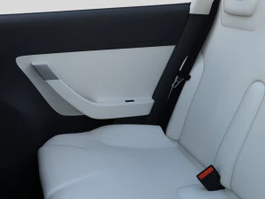 tesla pack semi roadster model s x 3 with interiors 3D Model