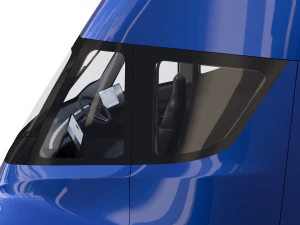 tesla pack semi roadster model s x 3 with interiors 3D Model