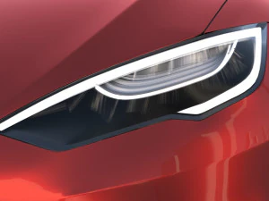 tesla pack semi roadster model s x 3 with interiors 3D Model
