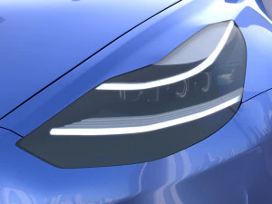 tesla pack semi roadster model s x 3 with interiors 3D Model