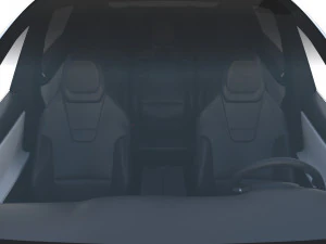 tesla pack semi roadster model s x 3 with interiors 3D Model