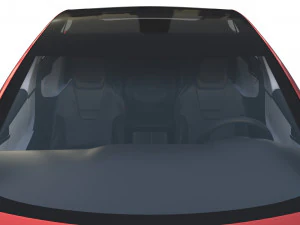 tesla pack semi roadster model s x 3 with interiors 3D Model