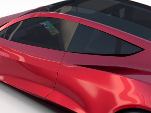 tesla pack semi roadster model s x 3 with interiors 3D Model