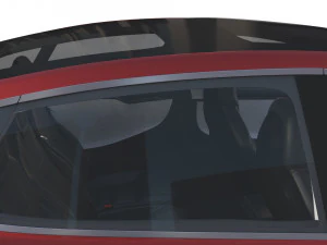 tesla pack semi roadster model s x 3 with interiors 3D Model
