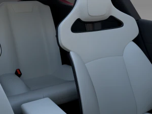 tesla packsemi roadster model s x 3 with interiors and chassis 3D Model
