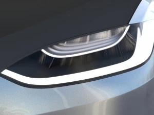 tesla packsemi roadster model s x 3 with interiors and chassis 3D Model