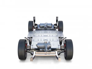 tesla packsemi roadster model s x 3 with interiors and chassis 3D Model