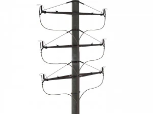 electricity pole 1 3D Model