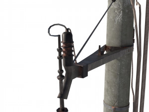 electricity pole 1 Model 3D