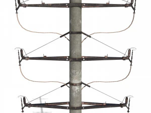 electricity pole 1 3D Model