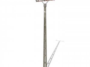 electricity pole 2 3D Model