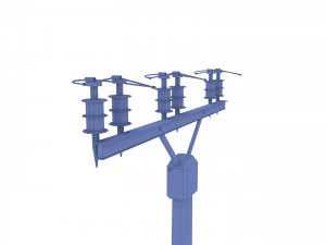 electricity pole 2 3D Model