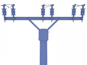 electricity pole 2 3D Model