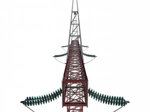 electricity pole 3 3D Model