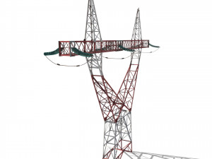 electricity pole 3 3D Model
