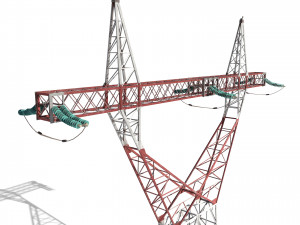 electricity pole 3 3D Model