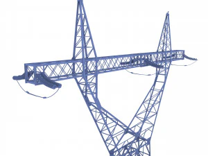 electricity pole 3 3D Model