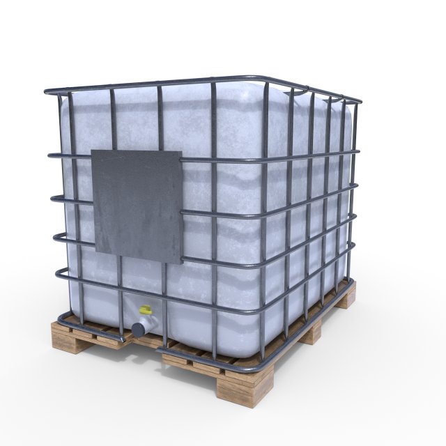 ibc container 3D Модель .c4d .max .obj .3ds .fbx .stl .blend 
