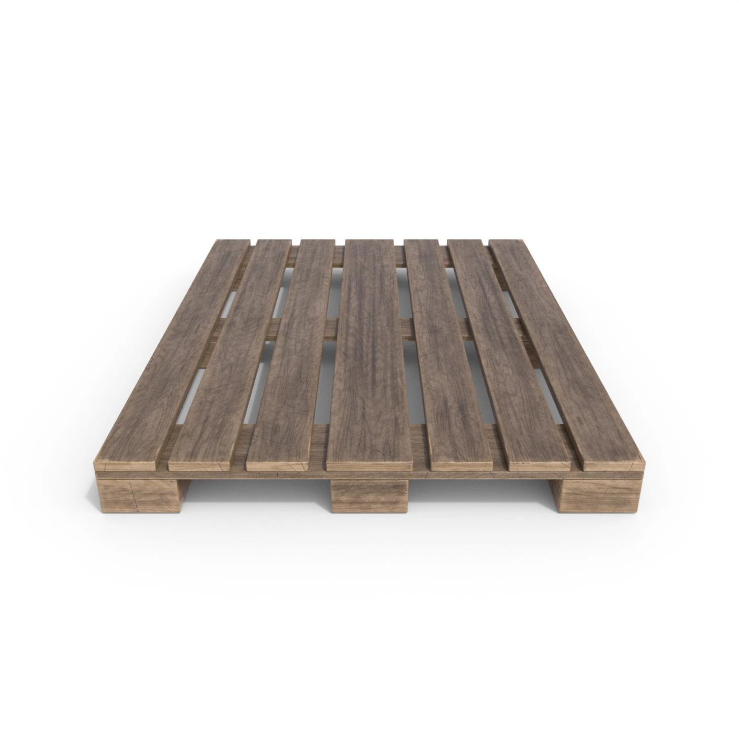 wooden pallet 1 3D Model .c4d .max .obj .3ds .fbx .stl .blend