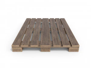 деревянный поддон 1 3D Модель