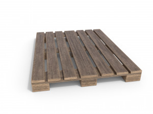 wooden pallet 1 Modelo 3D