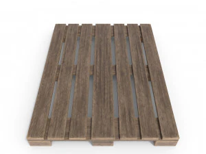 wooden pallet 1 3D Model