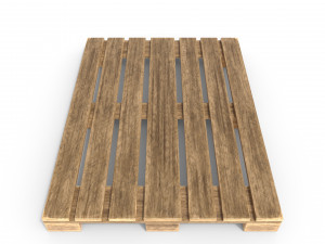 wooden pallet 2 Modèle 3D