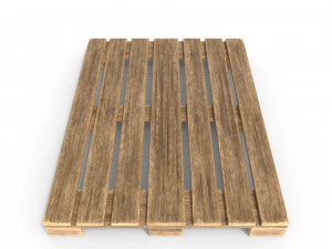 wooden pallet 2 3D Model