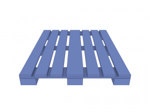 wooden pallet 2 Modèle 3D