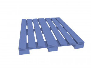 wooden pallet 2 Modèle 3D