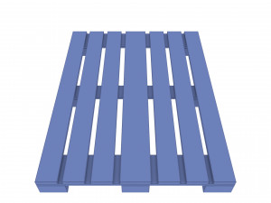 wooden pallet 2 Modèle 3D