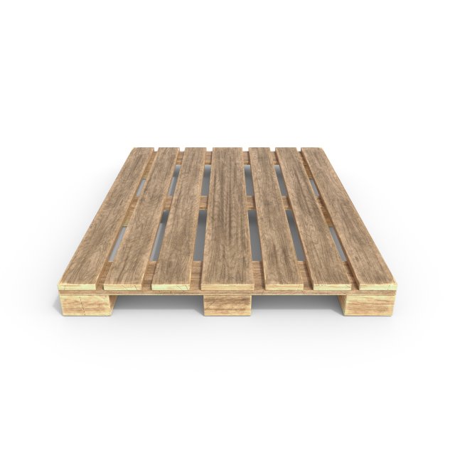 wooden pallet 3 3D Модель .c4d .max .obj .3ds .fbx .stl .blend 