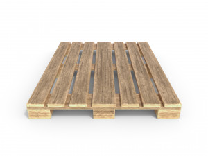 wooden pallet 3 3D Model