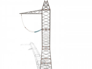electricity pole 5 3D मॉडल