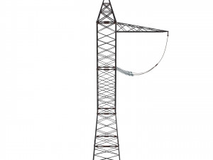 electricity pole 5 3D 模型