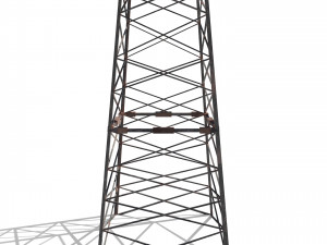 electricity pole 5 3D 模型