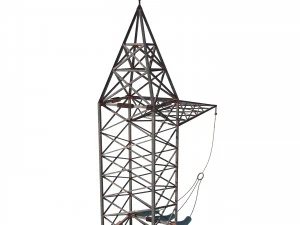 electricity pole 5 3D Model